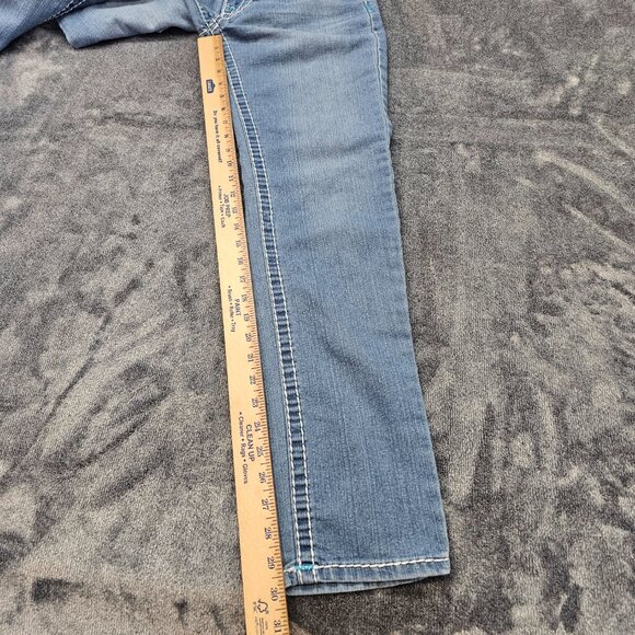 Vintage true religion Jeans World tour Joey Super T 24-803mybt flap pockets Y2K - Picture 11 of 12
